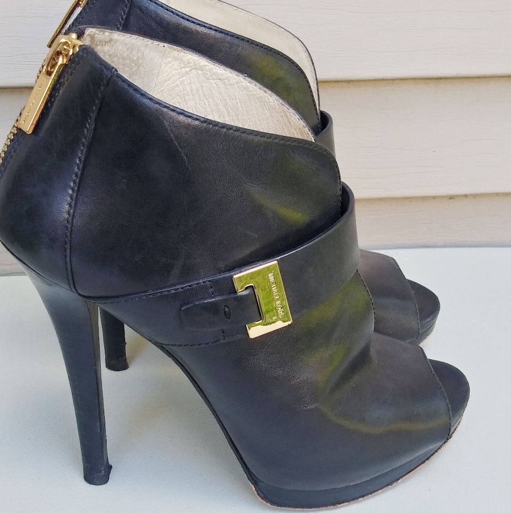 MICHAEL Michael Kors Open - Toe Ankle Booties